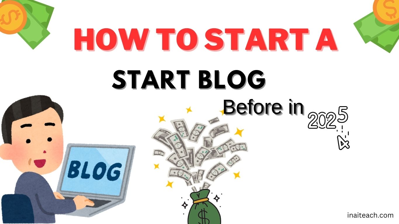 Best way to Start a Blogging Before in 2025